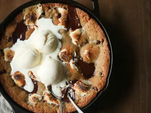 Skillet Chocolate Chip Cookie For Two - Sincerely, Marie Designs