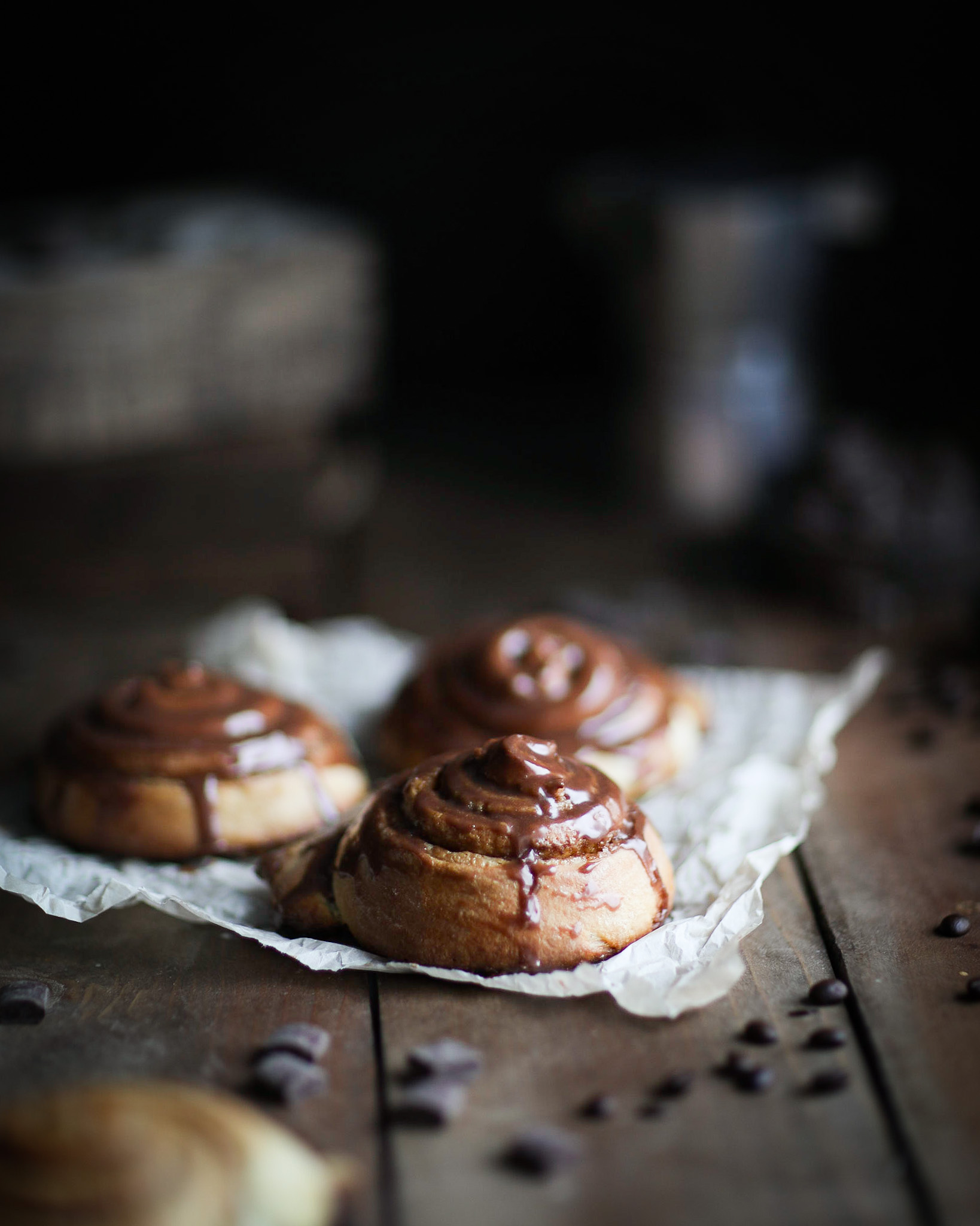 Cast Iron Cinnamon Rolls with Maple Bourbon Frosting Recipe